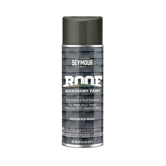 Roof Accessory Paint Weathered Wood 16 Oz Can-0000161700-707