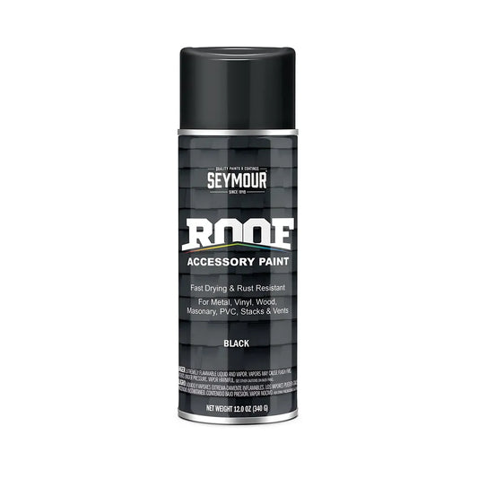 Roof Accessory Paint Flat Black 16 Oz Can-0000161706-704