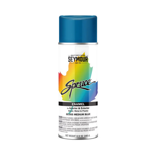 Spruce General Use Enamels Gloss Medium Blue 16 Oz Can-0000980035-729