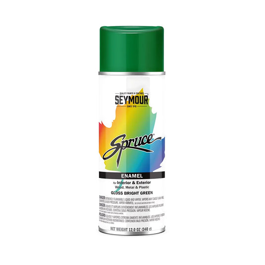 Spruce General Use Enamels Gloss Bright Green 16 Oz Can-0000980088-719