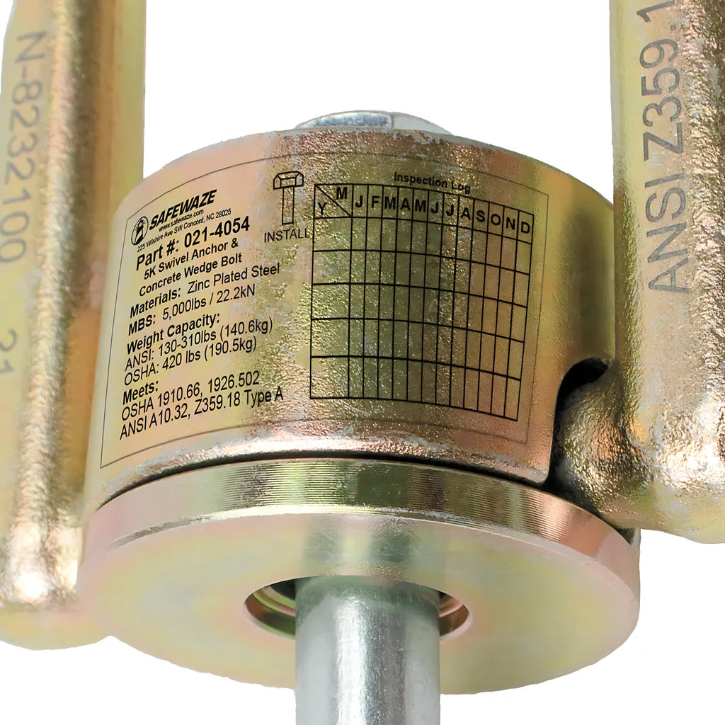 5K Swivel Anchor & Concrete Wedge Bolt 021-4054-5484