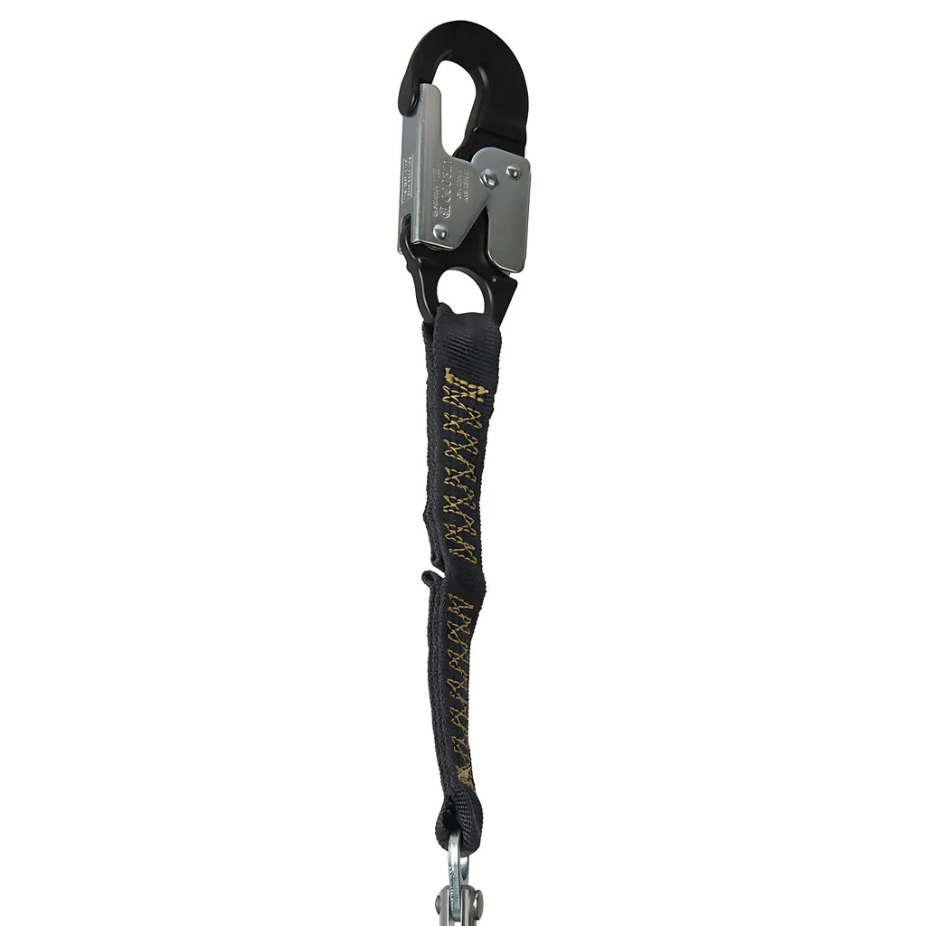 Latitude Pro Arc Flash 7' Single Web Srl: 13" Aramid Ext. W/Alu Snap Hook, Alu Captive Eye Carabiner 022-5309-7100