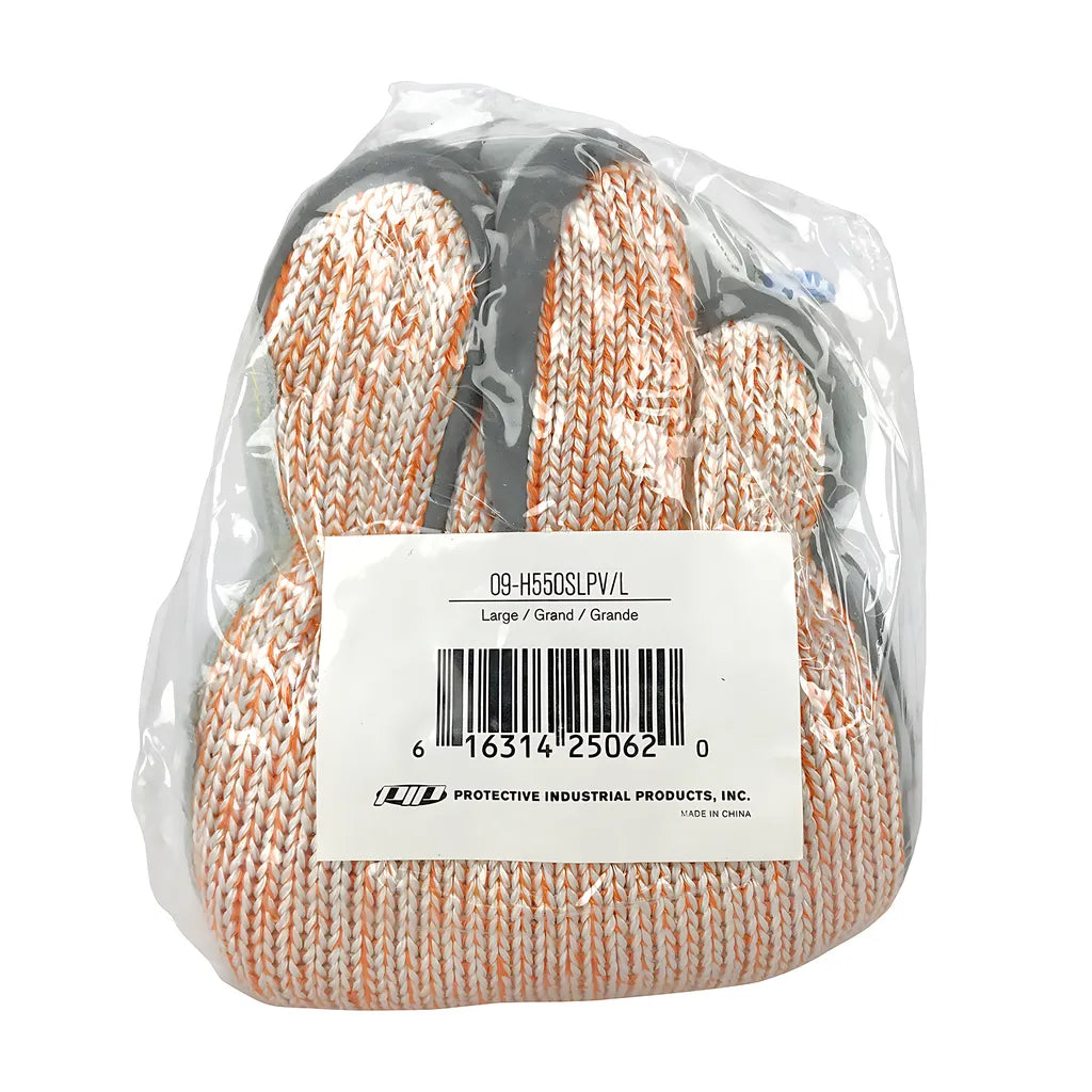 Pip 09-H550Slpv/L Seamless Knit Hppe Blended Glove With Split Cowhide Leather Palm And Aramid Stitching - Vend-Ready 09-H550SLPVL-7831