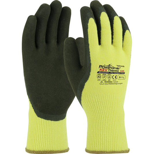 Towa 09-K1350/S Seamless Knit DuPont Kevlar / Acrylic Glove with Latex Coated MicroFinish Grip on Palm & Fingers