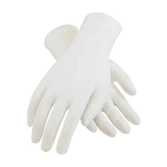 CleanTeam 100-332400/L Single Use Class 100 Cleanroom Nitrile Glove with Finger Textured Grip - 9.5"