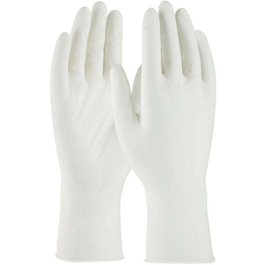 CleanTeam 100-333000/L Single Use Class 100 Cleanroom Nitrile Glove with Finger Textured Grip - 12"