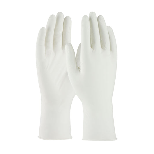QRP Q095S Single Use Class 100 Cleanroom Nitrile Glove with Finger Textured Grip - 9.5"