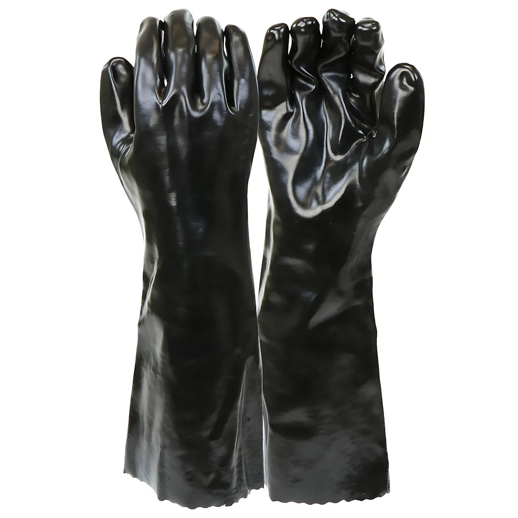 West Chester 1087 Pvc Dipped Glove With Interlock Liner And Smooth Finish - 18" Length 1087-8112