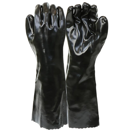 West Chester 1087 Pvc Dipped Glove With Interlock Liner And Smooth Finish - 18" Length 1087-8112
