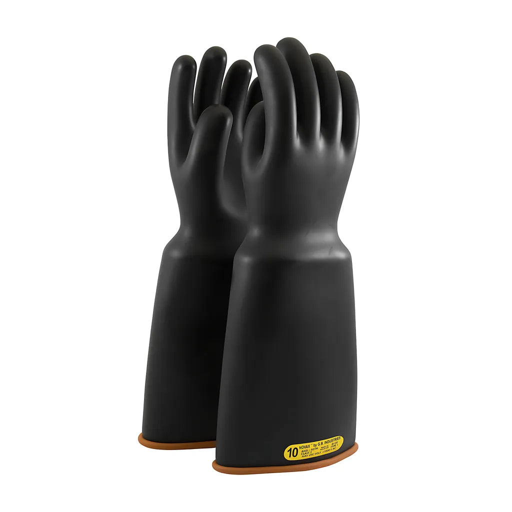 Novax 159-2-18/10.5 Class 2 Rubber Insulating Glove With Bell Cuff - 18" 159-2-1810.5-9210