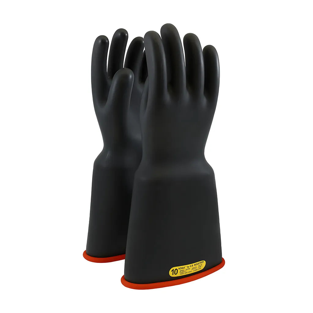 Novax 161-2-16/11 Class 2 Rubber Insulating Glove With Bell Cuff - 16" 161-2-1611-9265