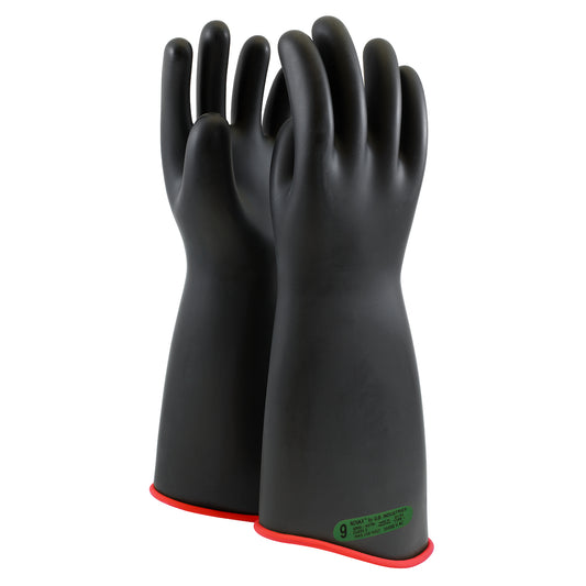 NOVAX 162-3-18/10 Class 3 Rubber Insulating Glove with Contour Cuff - 18"