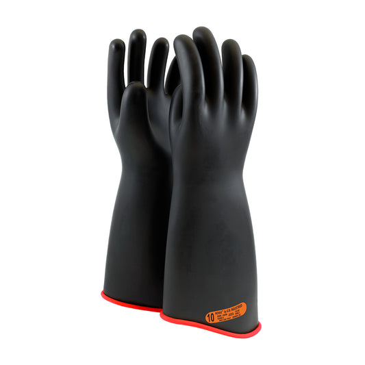 NOVAX 162-4-18/10 Class 4 Rubber Insulating Glove with Contour Cuff - 18"