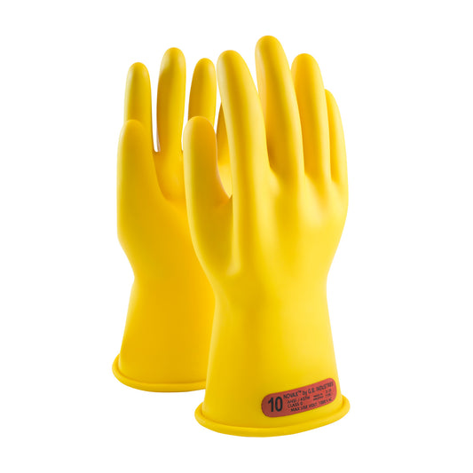 NOVAX 170-0-11/10 Class 0 Rubber Insulating Glove with Straight Cuff - 11"