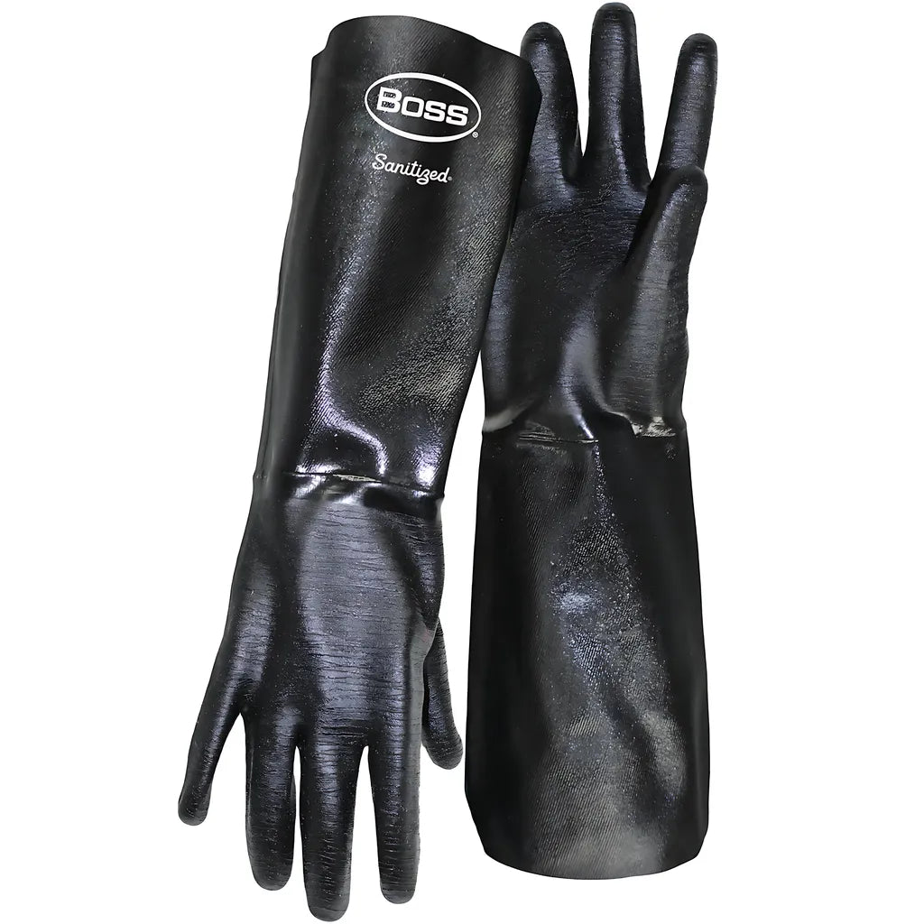 Boss 1Sn2539 18" Long Heavyweight Neoprene With Flannel Lined And Crinkle Grip 1SN2539-10358