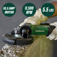 4.5-In 10.5 Amp Paddle Switch Disc Grinder with Lock-On