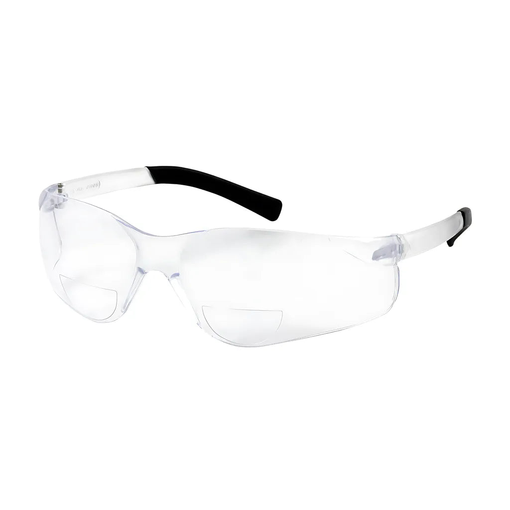 Bouton Optical 250-26-0015 Rimless Safety Readers With Clear Temple, Clear Lens And Anti-Scratch Coating - +1.50 Diopter 250-26-0015-11277