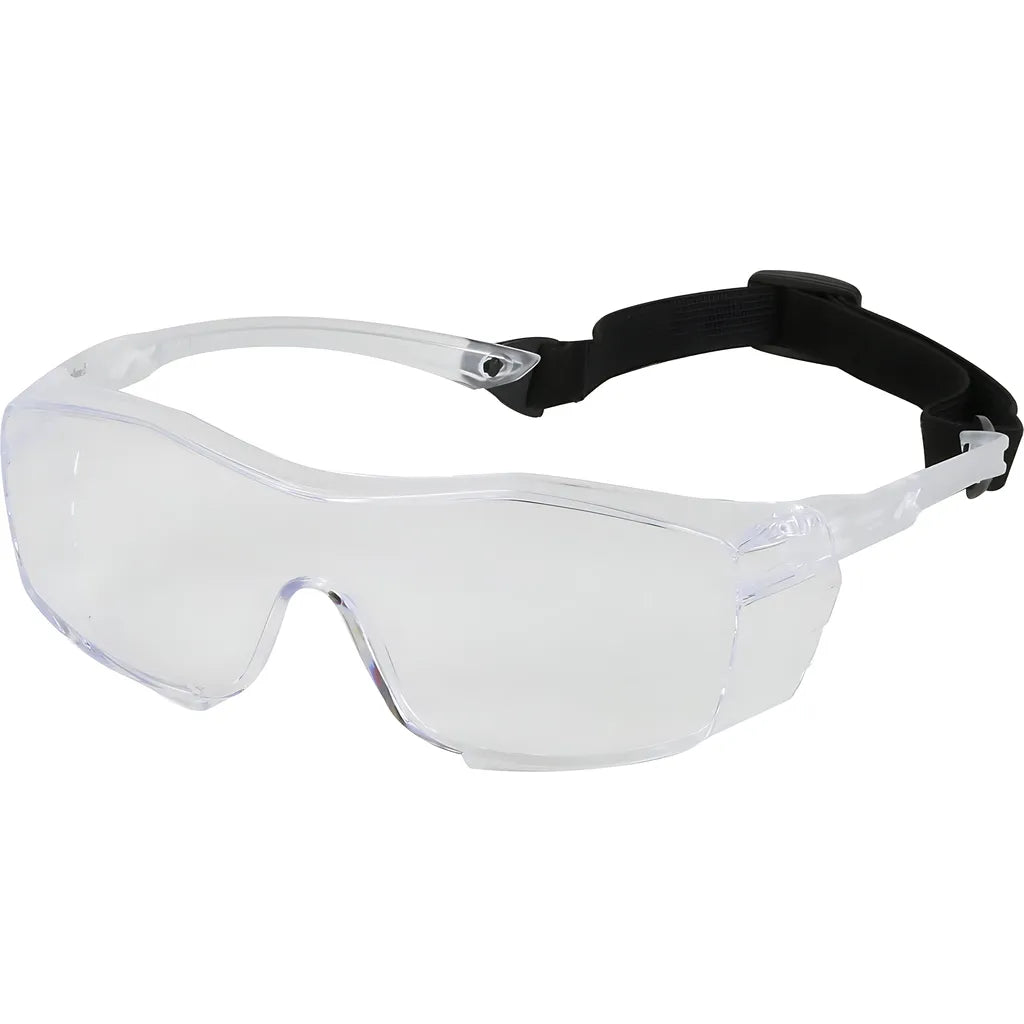 Bouton Optical 250-96-0520 Otg Safety Glasses With Headband, Clear Lens And Fogless 3Sixty Coating 250-96-0520-11433
