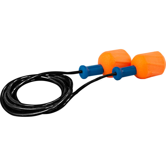 PIP 267-HPF610C Disposable Soft Polyurethane Foam Corded Ear Plugs - NRR 30