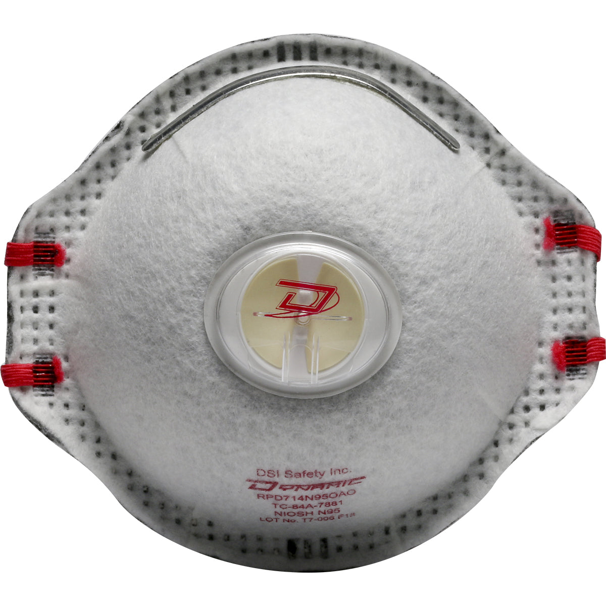 Dynamic 270-RPD714N95OAO Deluxe N95 Disposable Respirator with Butterfly Valve, Nuisance Level for OV-AG-Ozone and FR Material - 10 Pack