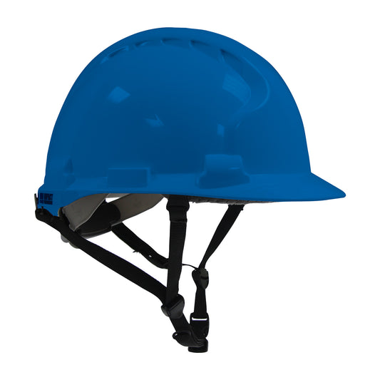 JSP 280-AHS240-50 Type II Linesman Hard Hat with HDPE Shell, EPS Impact Liner, Polyester Suspension, Wheel Ratchet Adjustment and 4-Point Chin Strap