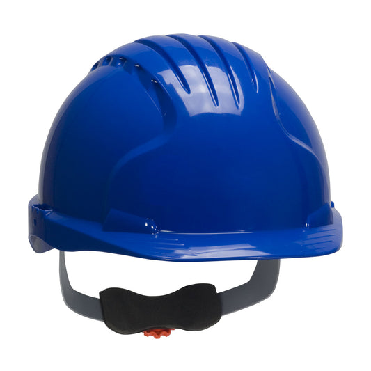 JSP 280-EV6151-50 Cap Style Hard Hat with HDPE Shell, 6-Point Polyester Suspension and Wheel Ratchet Adjustment
