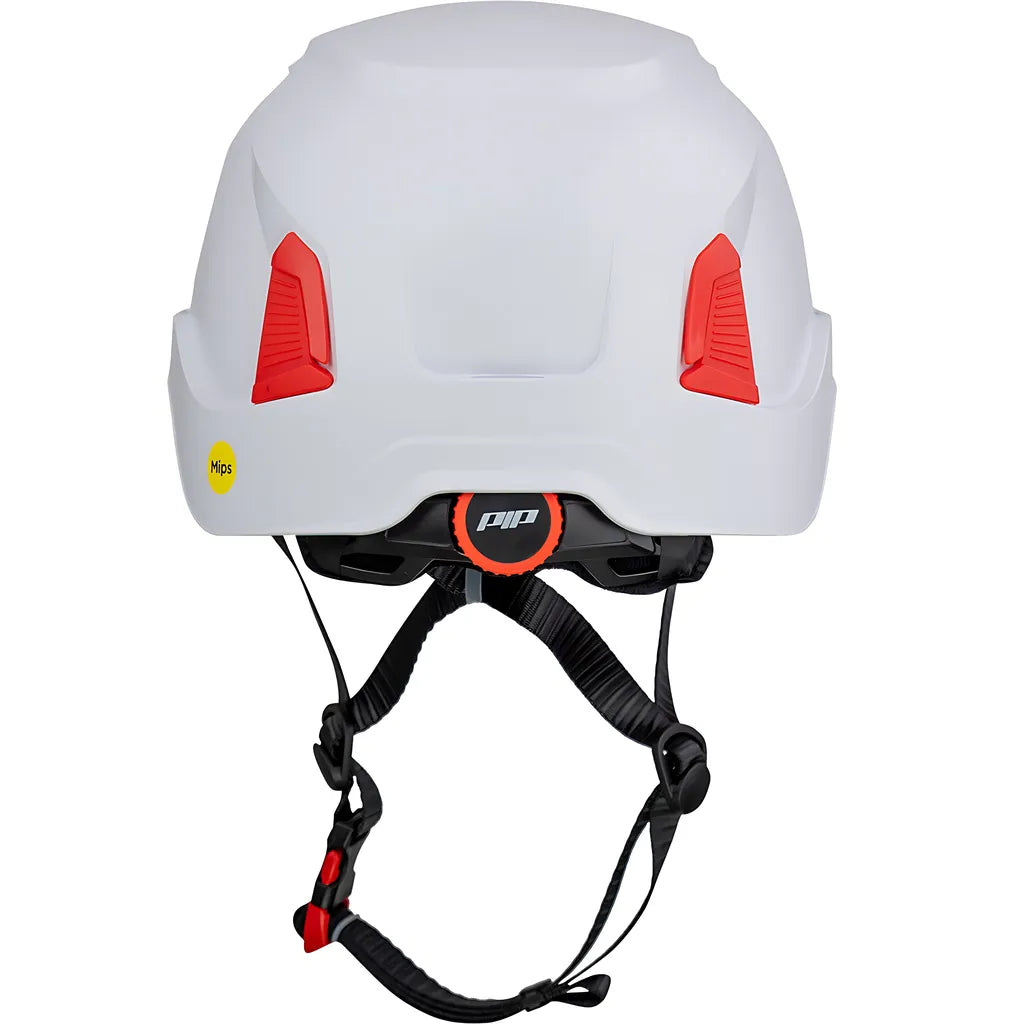 Pip 280-Hp1491Rvm-01 Vented, Industrial Climbing Helmet With Mips Technology, Abs Shell, Eps Foam Impact Liner, Hdpe Suspension, Wheel Ratchet Adjustment And 4-Point Chin Strap 280-HP1491RVM-01-12298