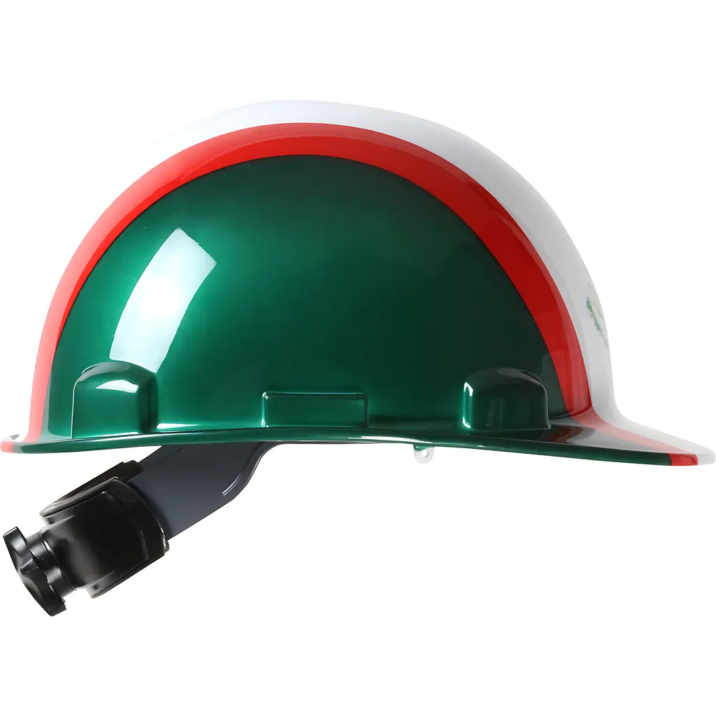 Dynamic 280-Hp341R-Mex Cap Style Smooth Dome Hard Hat With Hdpe Shell, 4-Point Textile Suspension, Graphic Wrap And Wheel-Ratchet Adjustment 280-HP341R-MEX-12396
