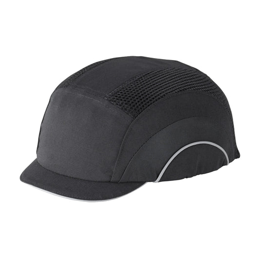 JSP 282-ABM130-11 Baseball Style Bump Cap with HDPE Protective Liner and Adjustable Back - Micro Brim