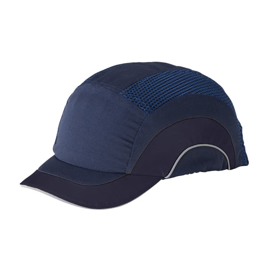 JSP 282-ABS150-21 Baseball Style Bump Cap with HDPE Protective Liner and Adjustable Back - Short Brim
