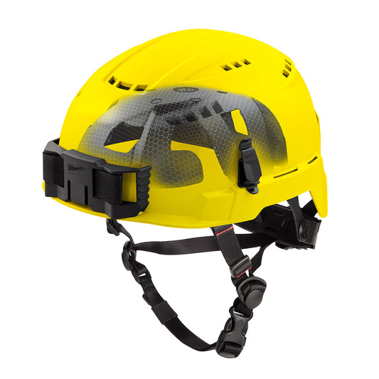 BOLT™ Yellow Vented Safety Helmet with IMPACT ARMOR™ Liner (USA) - Type 2, Class C