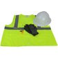 Dynamic 289-GTW-HP641-M/L Pre-Packed PPE Kit, HP641 Full Brim Hat, Safety Eyewear, Earplugs, Gloves and Vest