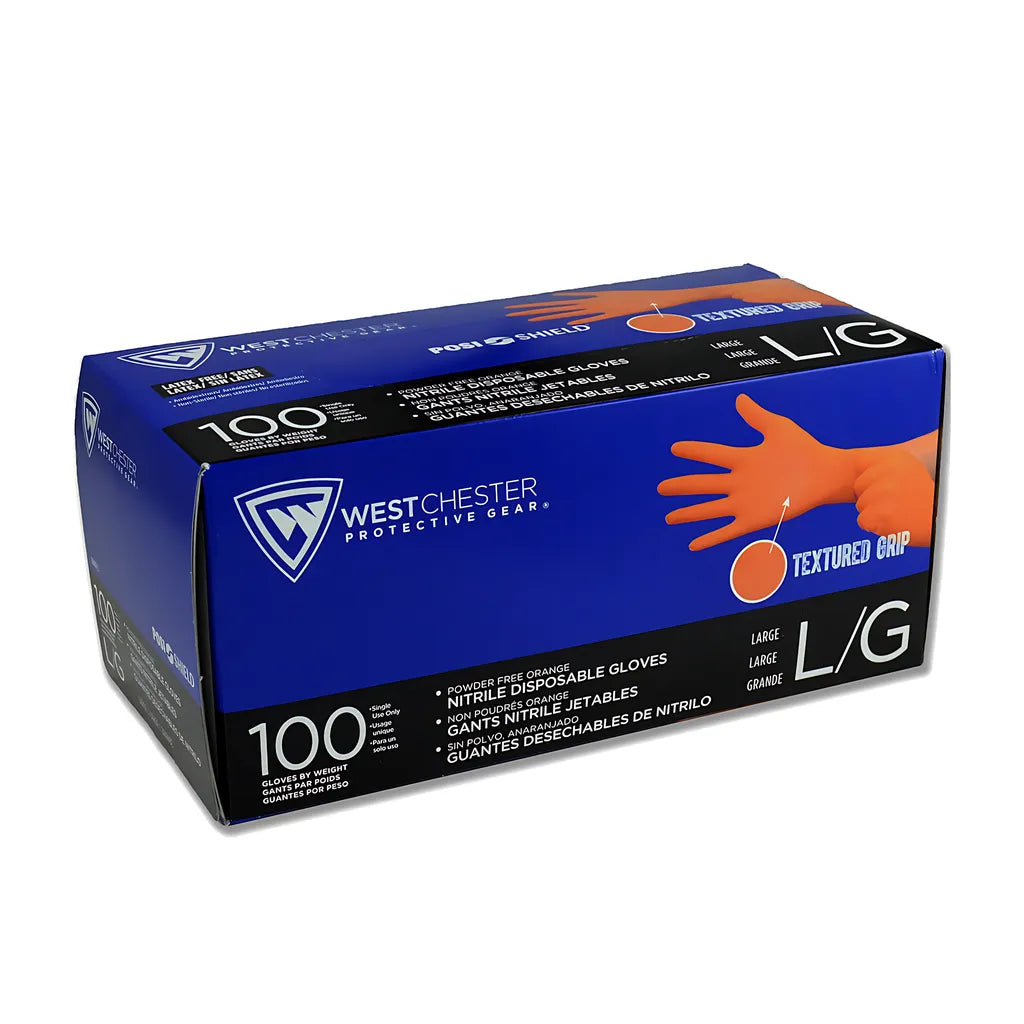 Ambi-Dex 2940/S Disposable Nitrile Glove, Powder Free With Textured Grip - 7 Mil 2940S-12823