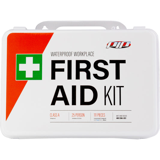 PIP 299-21025A ANSI Class A Waterproof First Aid Kit - 25 Person