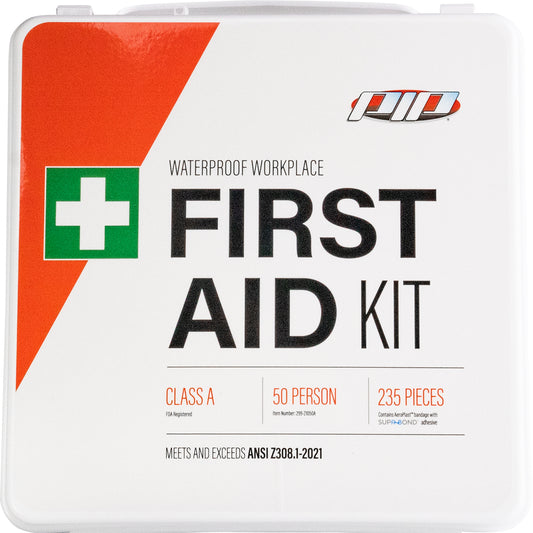 PIP 299-21050A ANSI Class A Waterproof First Aid Kit - 50 Person