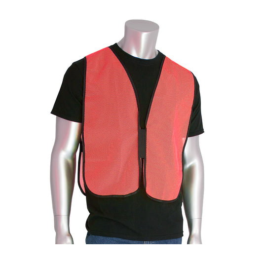 PIP 300-0800-OR Non-ANSI Mesh Safety Vest