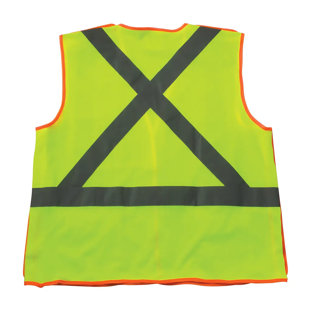 Pip 302-0210-Ly/3X Ansi Type R Class 2 And Can/Csa Z96 X-Back Breakaway Mesh Vest 302-0210-LY3X-13350