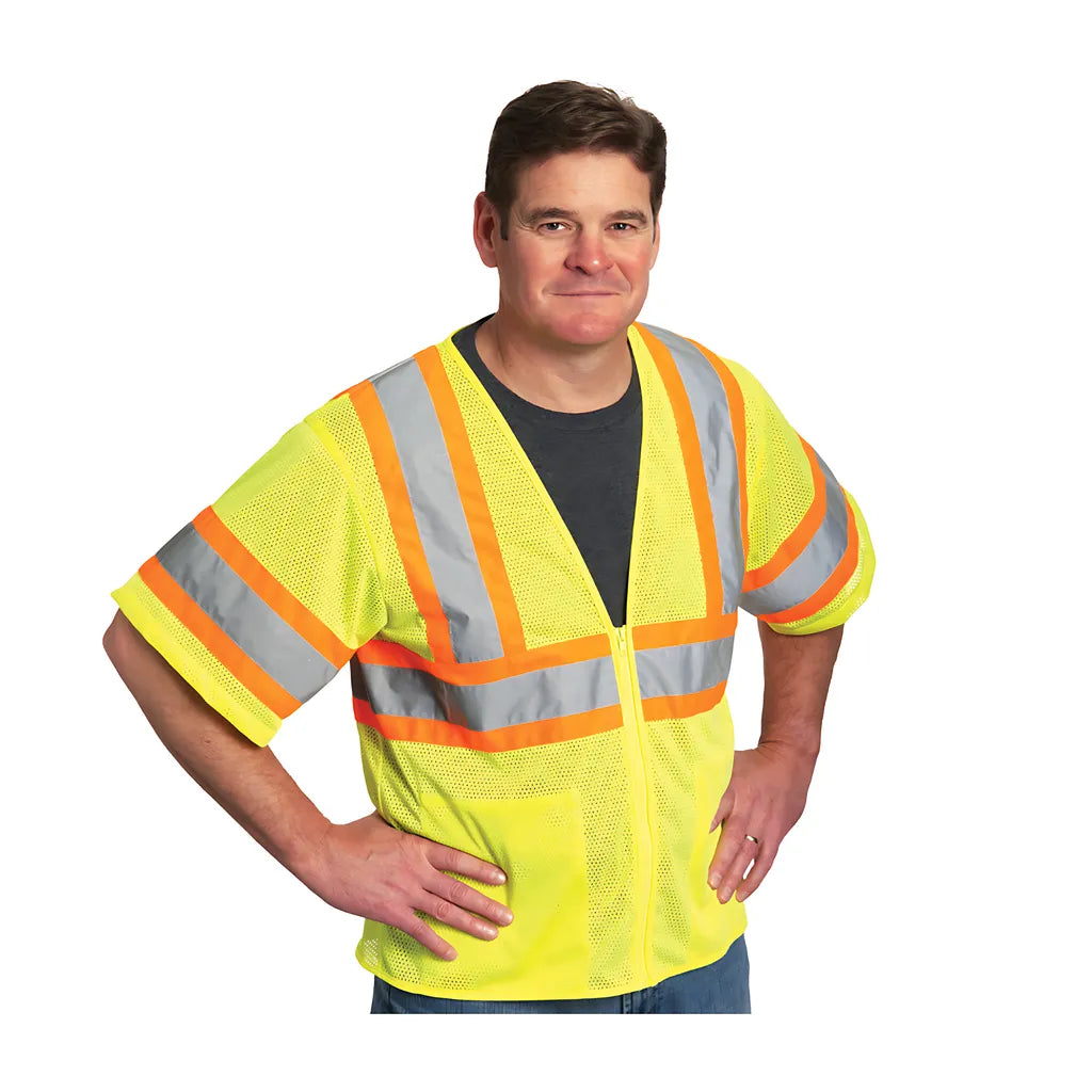 Pip 303-Hsvply-S Ansi Type R Class 3 Value Two-Tone Mesh Vest 303-HSVPLY-S-14774
