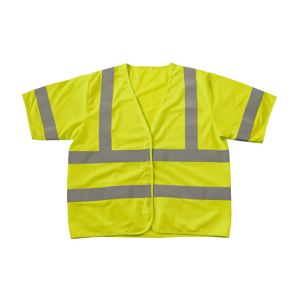 Pip 305-Hssvfrly-2X/3X Ansi Type R Class 3 Fr Treated Solid Vest 305-HSSVFRLY-2X3X-14929