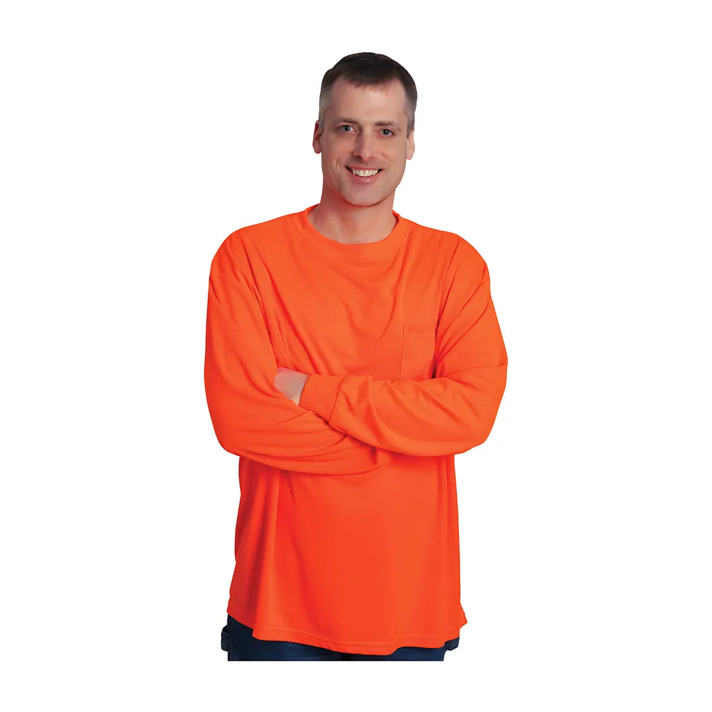 Pip 310-1100-Or/3X Non-Ansi Long Sleeve T-Shirt 310-1100-OR3X-15071