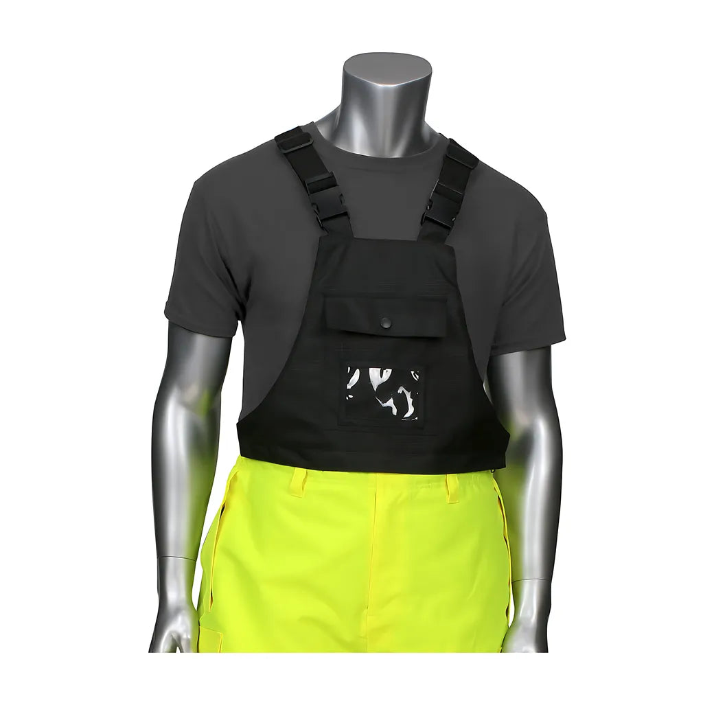 Pip 318-1775-Ly/2X Ansi Class E Insulated Bib Pants With Black Trim 318-1775-LY2X-16205