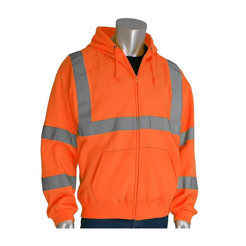 Pip 323-Hsseor-L Ansi Type R Class 3 Hooded Sweatshirt 323-HSSEOR-L-16538