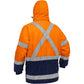 Bisley 343M6450X-ORNV/5X ANSI Type R Class 3 and CSA Z96 Class 2 X-Back Extreme Cold Jacket with Navy Bottom