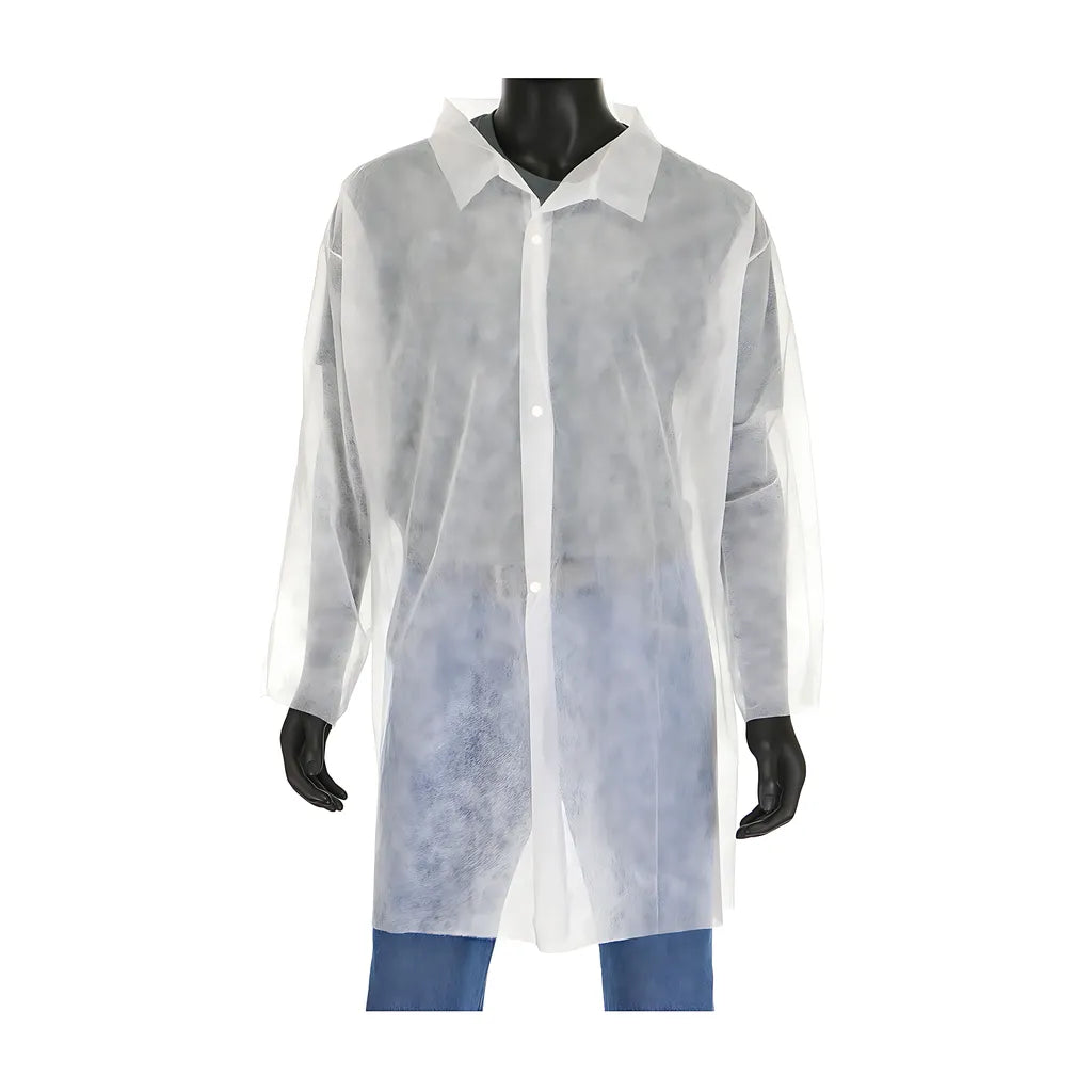 West Chester 3511/M Standard Weight 20 Gsm Sbp Lab Coat - No Pockets 3511M-18027