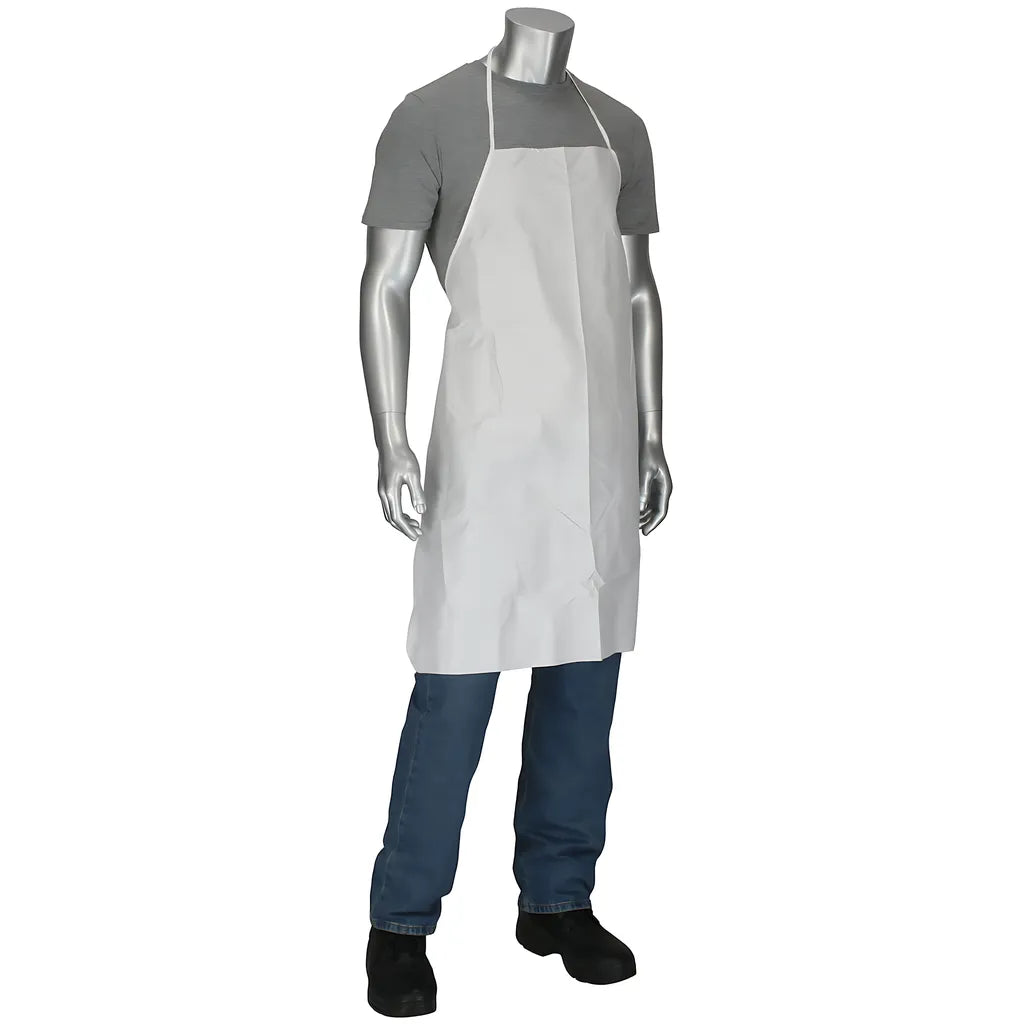 West Chester 3622 Posi-Wear Ba White Apron 28 X 36 58 Gsm 3622-18443