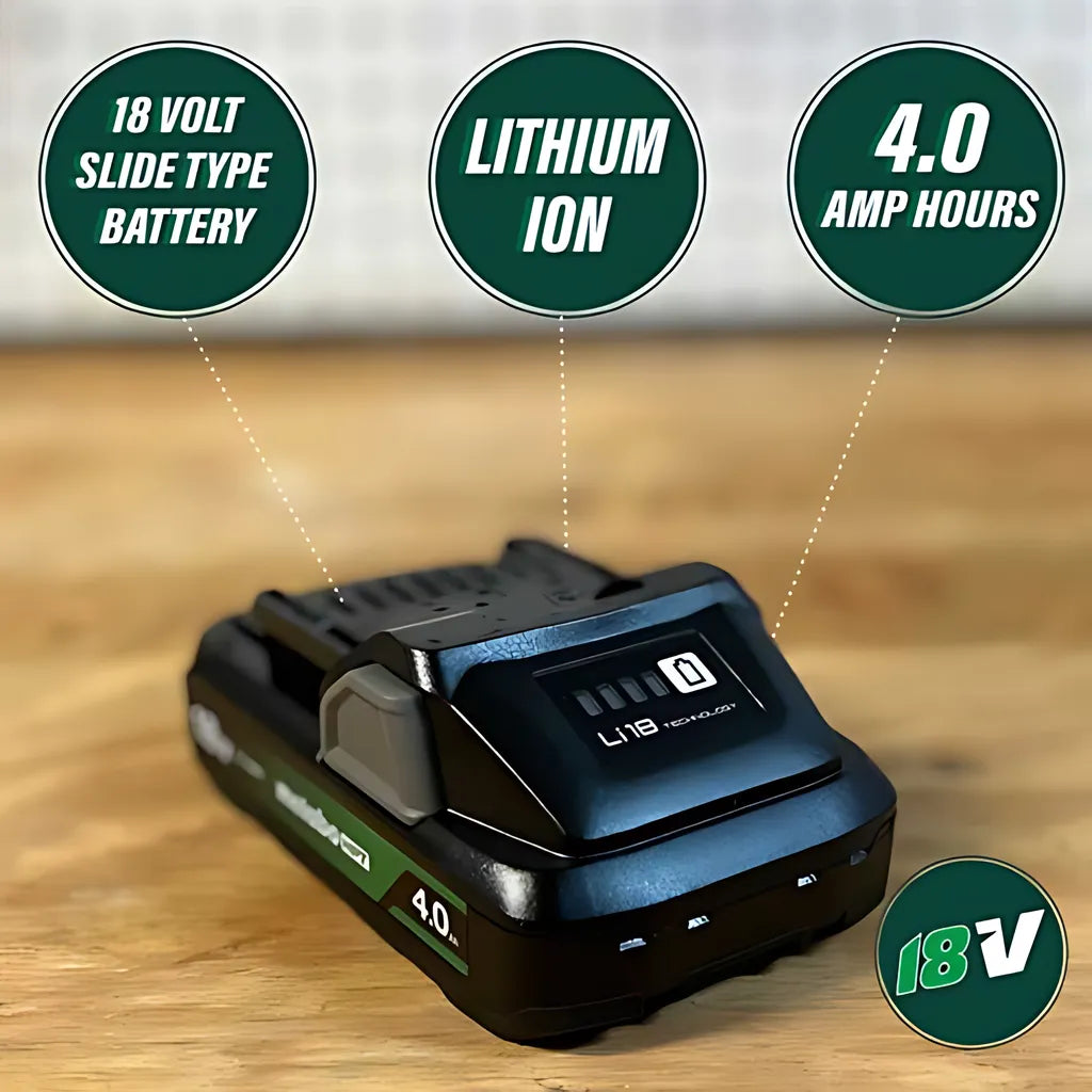18 Volt 4.0Ah Li-Ion Battery With Fuel Indicator-378681M-464