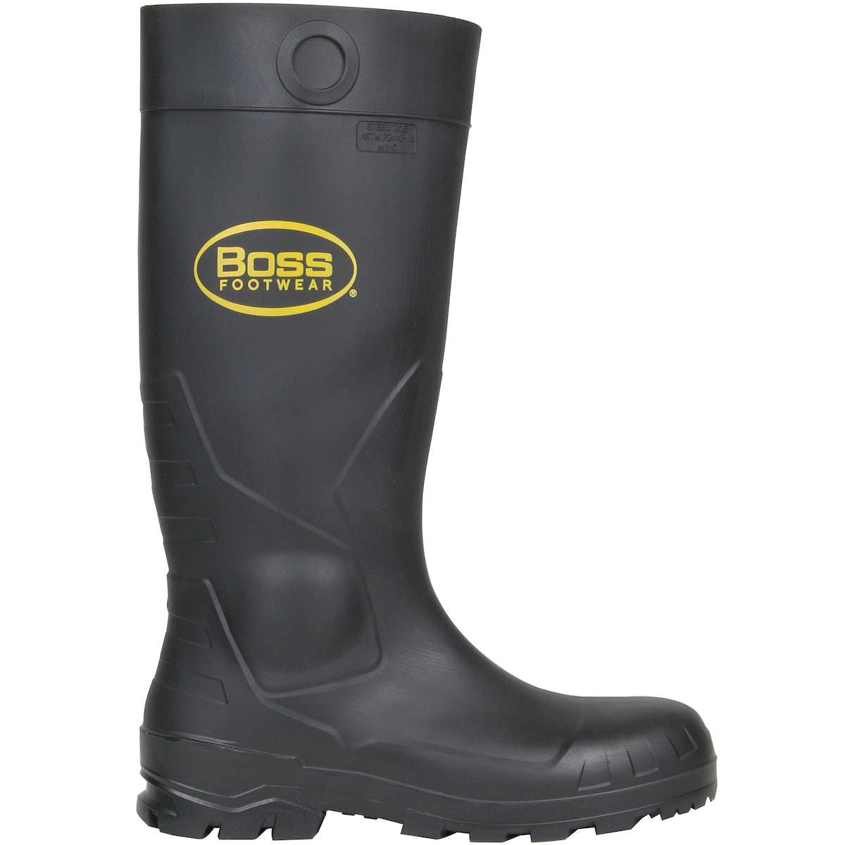 Boss 383-820/10 Black PVC Full Safety Steel Toe and Midsole Boot