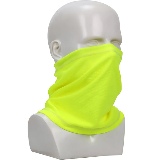 Ez-Cool 393-Ez310-Yel Adjustable 2-Layer Neck Gaiter 393-EZ310-YEL-19221