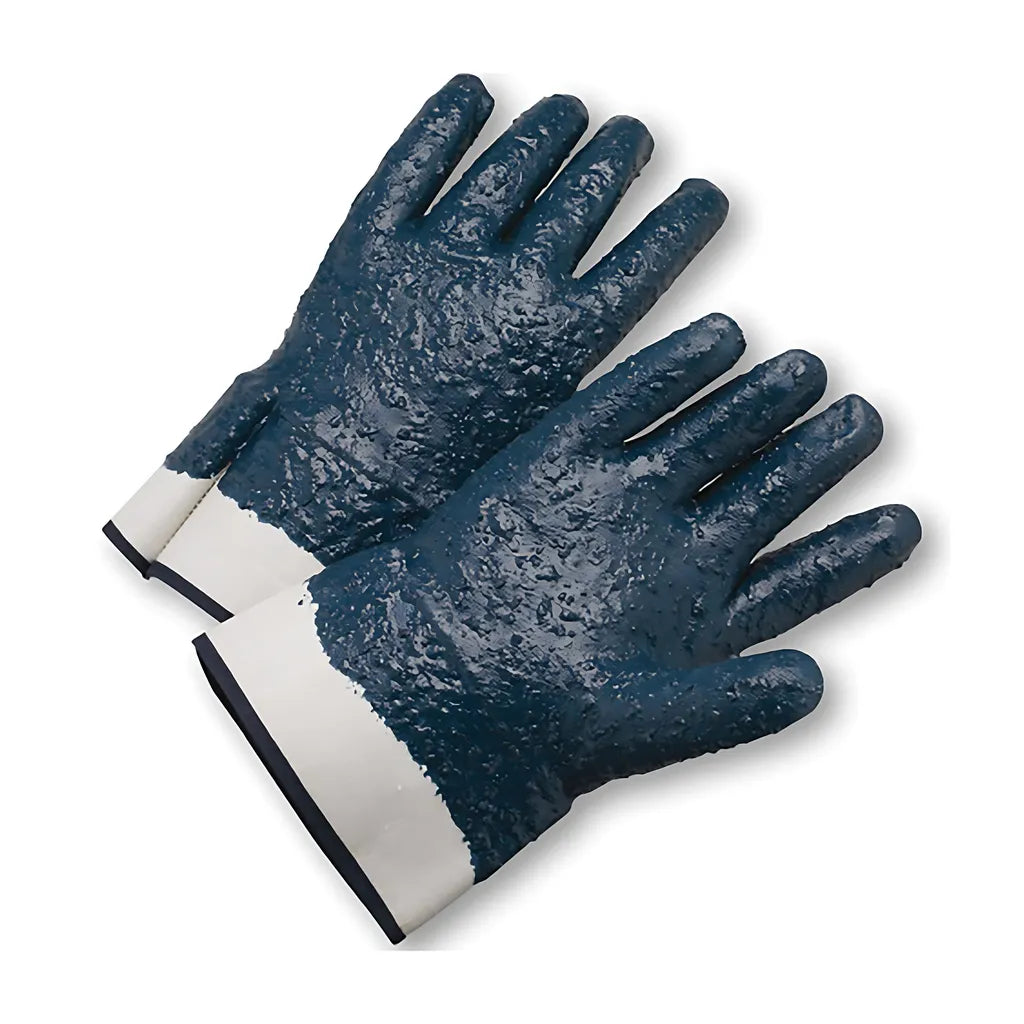 West Chester 4550Rffc Nitrile Dipped Glove With Jersey Liner And Rough Grip On Full Hand - Safety Cuff 4550RFFC-19889