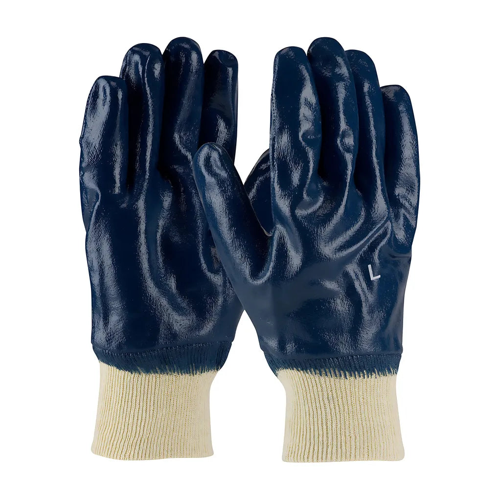 Pip 56-3152/L Nitrile Dipped Glove With Jersey Liner And Smooth Finish On Full Hand - Knit Wrist 56-3152L-20497